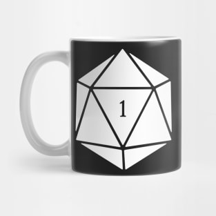 Funny D20 Roleplaying Game Dice Mug